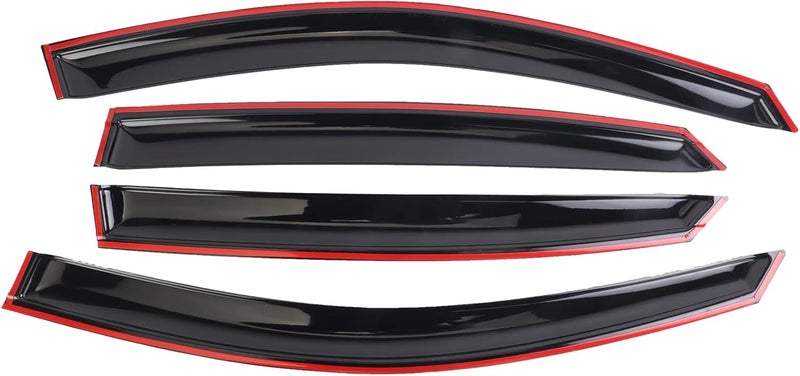 WONSABON Window Visors Rain Guards Deflector 4 Piece Set for 2013-2018 Nissan Altima 94861 - Image 3
